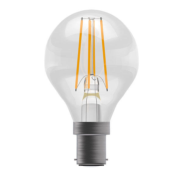 Genesis LED 4.5W Dimmable Filament Clear Round - SBC - 2700K